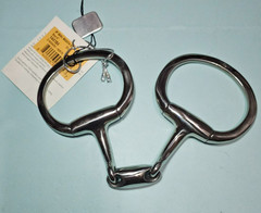JP Bits by Korsteel 144184 French Link Oval Mouth Eggbutt 5″ Snaffle Bit NWT