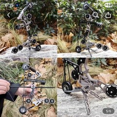 MINI COMPOUND BOW 10.9 INCHES SET-AAROWS INCLUDED BRAND NEW SUPER FUN!!
