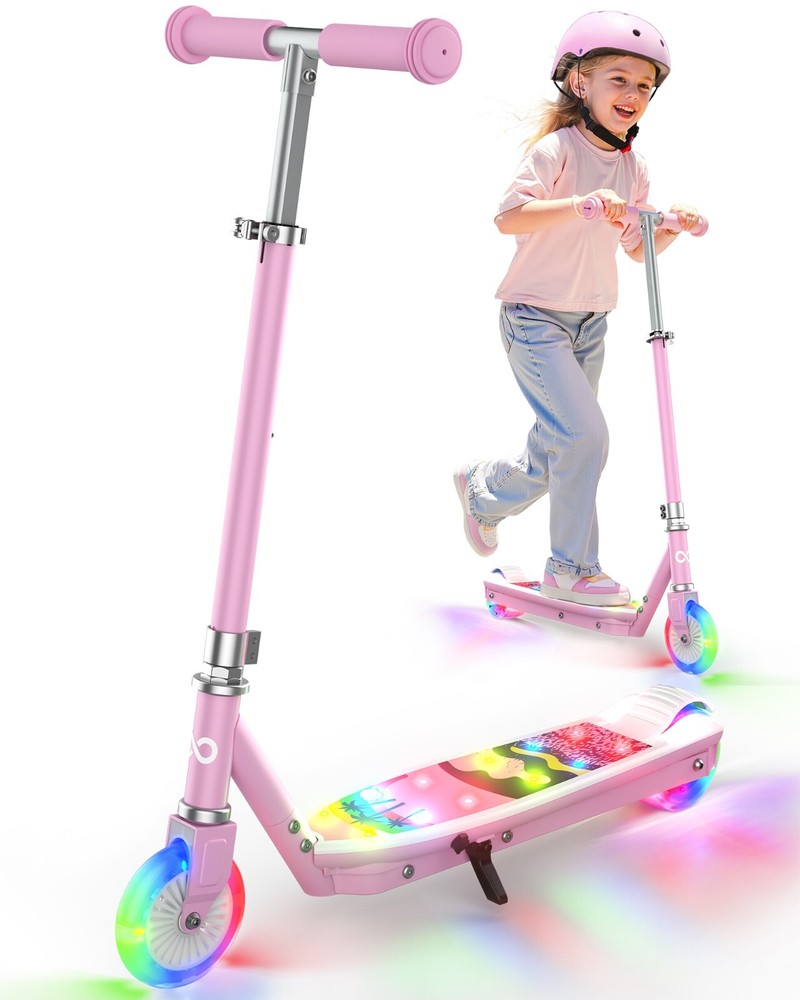 Gyroor KS2 Kids Electric Scooter For 6-12 Years Old-Pink
