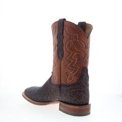Tony Lama Maldor Square Toe Made In USA Mens Brown Narrow Boots
