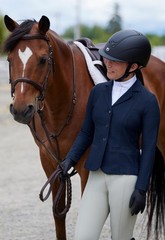 Kerrits Kids Affinity Aero Show Coat Navy Size L