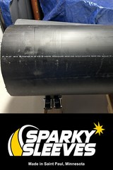 HDPE Drift Sleeves 10.4″ Diameter, 5″ Wide, 1.16″ Thick, Round Edges, Grip Tape
