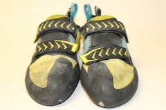 Scarpa Vapor V Italy Made Mens Size 11 45 Microsuede Strap Rock Climbing Shoes