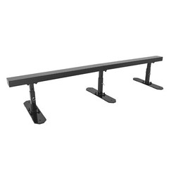 6ft Flat Bar Skate Rail Adjustable Skateboard Ramp Grind Rail For BMX & Scooters