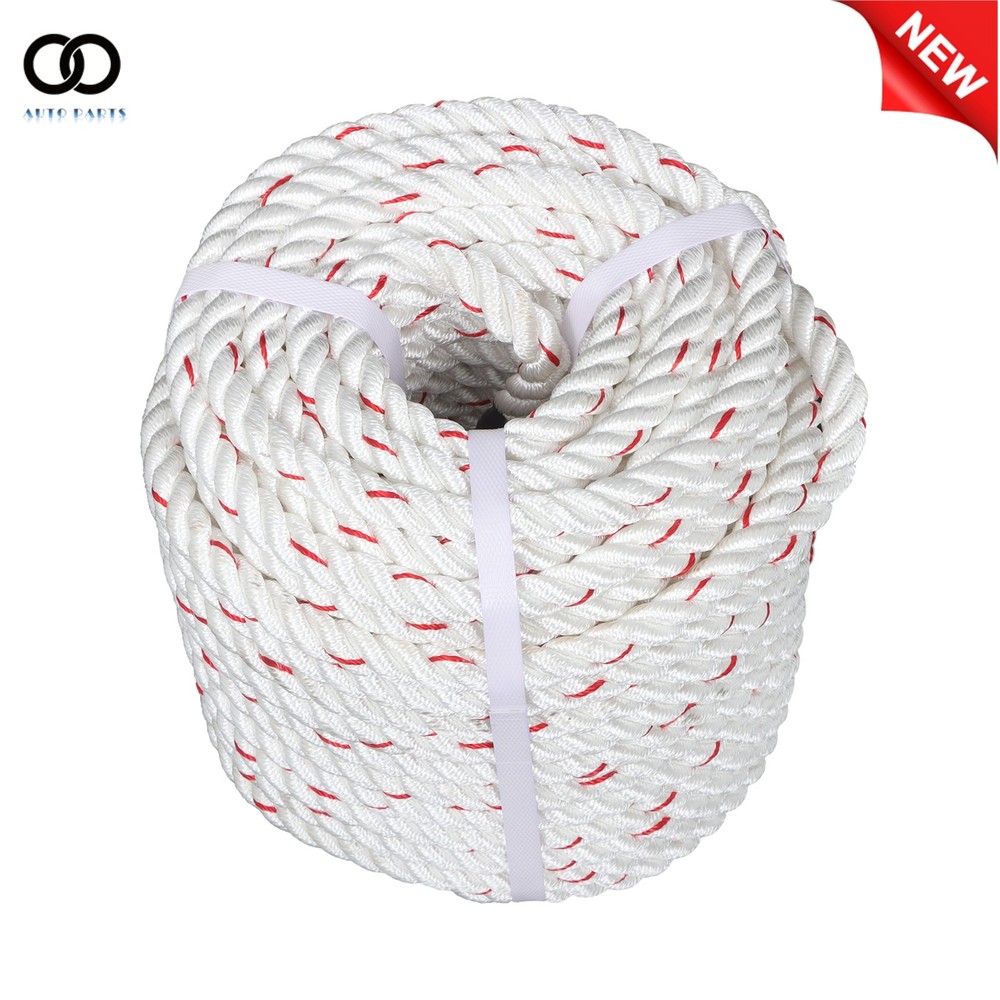 5/8in × 120ft Arborist Bull Rope Tree Hoist Rigging Line Arbor Utility Polyester