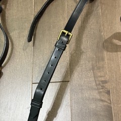 USED Leather Breastplate English Hunt Style for Horses