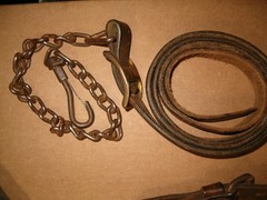 Vintage Leather Horse Harness Straps and Hardware Pieces Tack Equipment