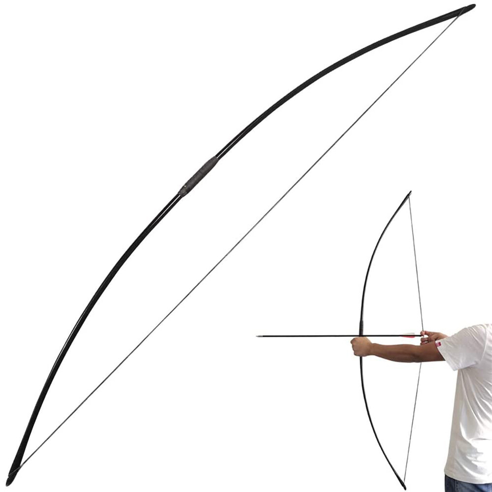 25-120lbs English Longbow 67″ Straight Bow Traditional Archery Hunting Target
