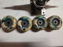 Thunder Trucks and Wheels Set of 2 Spitfire Shake Junt Wheels Skateboard