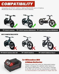 Battery Adapter for Stacyc 12″ & 16″ Electric Balance Bikes – Compatible with Mi