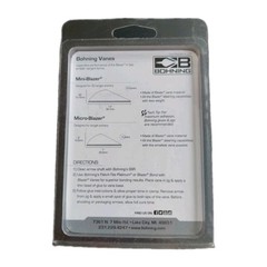 100pk Bohning Archery Blazer 1.5 Inch Mini Vanes: Neon Orange: NOS