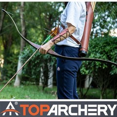 54» Archery Recurve Bow Longbow 20-70lbs Traditional Arrow Target Hunting Bow