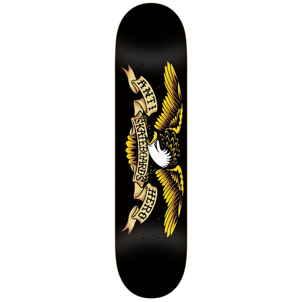 Anti Hero Skateboard Deck Classic Eagle Black 8.12′ NEW IN SHRINK