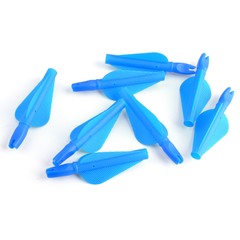 OD8mm Arrows Nocks Fletches Conjoined Archery Vanes Plastic Arrow Shaft Target