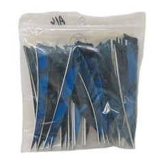 35 Count Gateway Archery Arrow Feathers 5″ Left Wing: Shield Camo Tre Blue