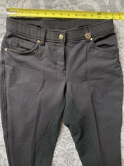 Lauria Garrelli Jump & Dressage Equestrian Riding Pants US 26 Black Full Seat