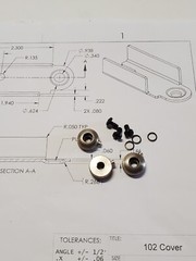 Benjamin 130,132,137 bolt pull knob with screw & washer