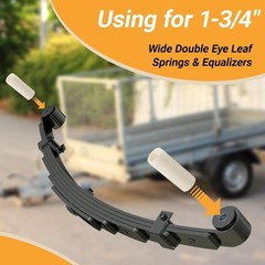 16 Pcs Nylon Trailer Leaf Spring Bushings 9/16″ I. D. x 1-3/4″ Length