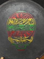 Grateful Dead Skull Gateway Wizard 4S SSSS Putter Golf Disc 173g Rasta Foil