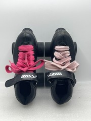 VTG Riedell Carrera Speed Roller Skates Size 5 Black Leather Model 105B