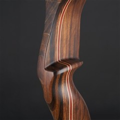 Archery Wooden Takedown 60″ Hunting Recurve Bow 25-60lbs Target for Right Hand