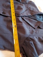 Grand Prix Women Wool Equestrian Show Jacket Blazer Size US 2 Purple Riding Flaw