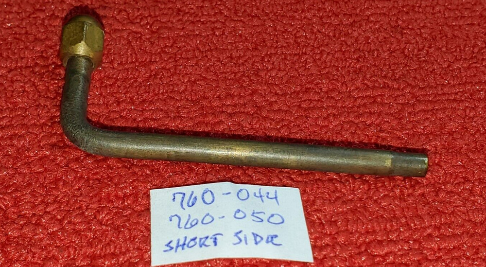 Crosman 760-044 Brass Bolt Long & 760-050 brass bolt knob (SS acorn nut), used