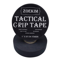 Tactical Gun Grip Tape – Water Resistant, Non-Reflective, 1″ x 27.34 Yards, Mult