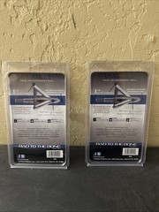 Muzzy Trocar Crossbow 100gr 3-Blade Fixed Broadheads Hunting Archery- 2 Pack NEW