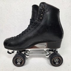 Vtg 70’s Riedell 355 Grand Prix Roller Skates 10 Snyder Plates Roller Bones