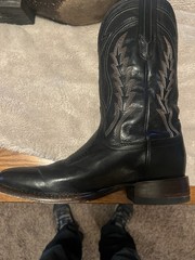 Tecovas Men’s Black Leather Western Cowboy Boots, US 8D, MPN 279272 S 1121