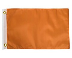 Orange Flag 12×18 Inches – Perfect for UTV ATV SxS Boats – Attach to Whips