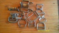 Huge Lot Horse Tack Hardware Iron Brass Nickel, Vintage & Modern