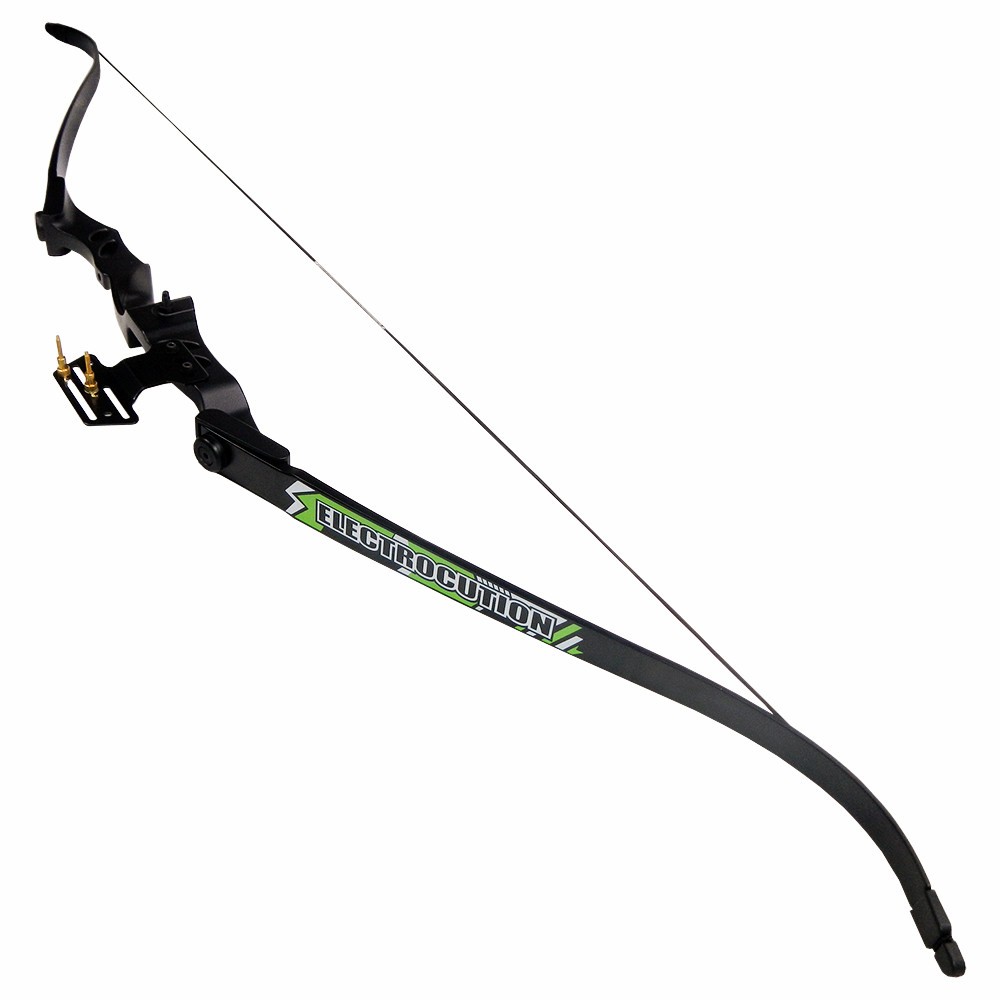 40 lb Black / White / Camo Camouflage 62″ Archery Hunting Takedown Recurve Bow
