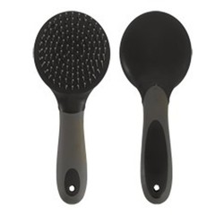 Hilason Soft Touch Horse Mane & Tail Brush Black