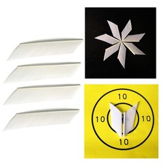50X Arrow Fletches 3/8/9cm Turkey Feathers Archery Fletching DIY Left Wing