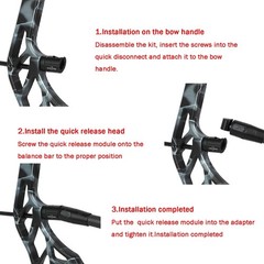 Bow Stabilizer Quick Disconnect, 0/5/8/10 Degree Quick Disconnect