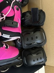 Rollerblade Microblade G Kids Adjustable Inline Skates US 2-5 Pink/Black