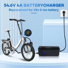 54.6V 4A Lithium Battery Charger for 48V 13s li-ion Battery DC 5.5 * 2.1/2.5m…