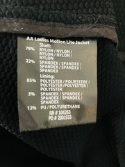 S) ALESSANDRO ALBANESE AA Ladies’ Black Mesh MOTION LITE Blazer