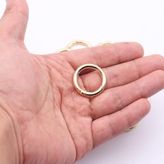 Elegant Gold Spring O Rings Carabiners – 20pcs, Anti-Rust and Durable Design