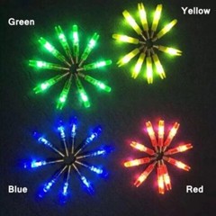 US LED Lighted Nocks for Arrows with .244/6.2mm Inside Diameter Hunting Shooting