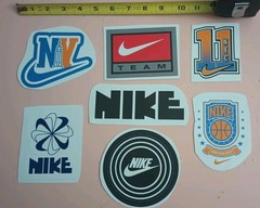 6 New VHTF RARE PROMO Lot Of Nike NYC Vinyl Stickers Authentic Rare Decal Logo