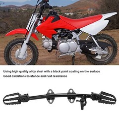 Dirt Bike Foot Pegs, Steel Alloy Footpegs Mount Bracket Compatible with XR50