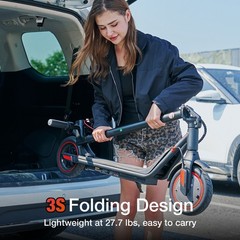 iScooter i8M Foldable Electric Scooter(350W Motor,19MPH Top Speed,15Miles Range)
