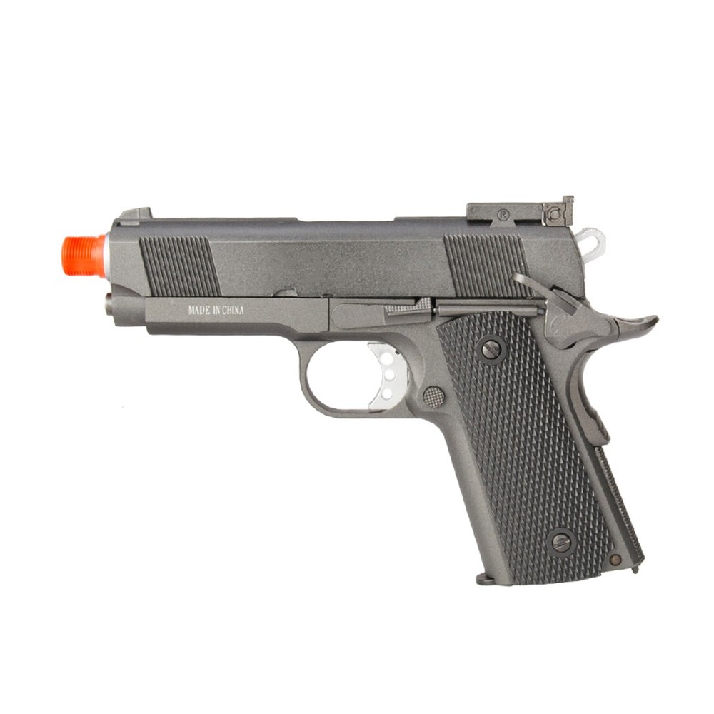 WELL GX-193 Gas Powered Blowback Airsoft Pistol 320 – 330 FPS – Black