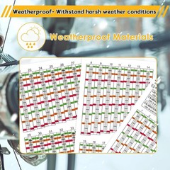 AOLAMEGS Archery Sight Tape, Weatherproof Bow Sight Tapes and Calibration Tapes,