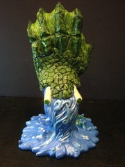 THE CREATURE From Black Lagoon Custom Kidrobot Santa Cruz Screaming Hand Figure