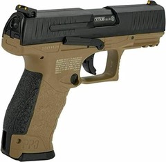 Umarex T4E Walther PPQ M2 .43 Cal FDE Paintball Pistol w/100 Rubber Balls & CO2