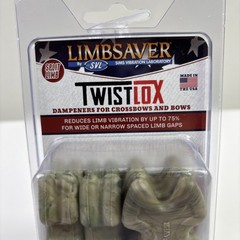 LimbSaver TwistLox Limb Dampeners 4-Pack Crossbow Compound Bow Camo USA NEW
